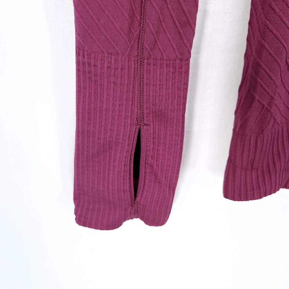 Lululemon Rest Less Pullover Top Women's 6 Long Sleeve Ribbed Thumb Holes - Picture 5 of 9